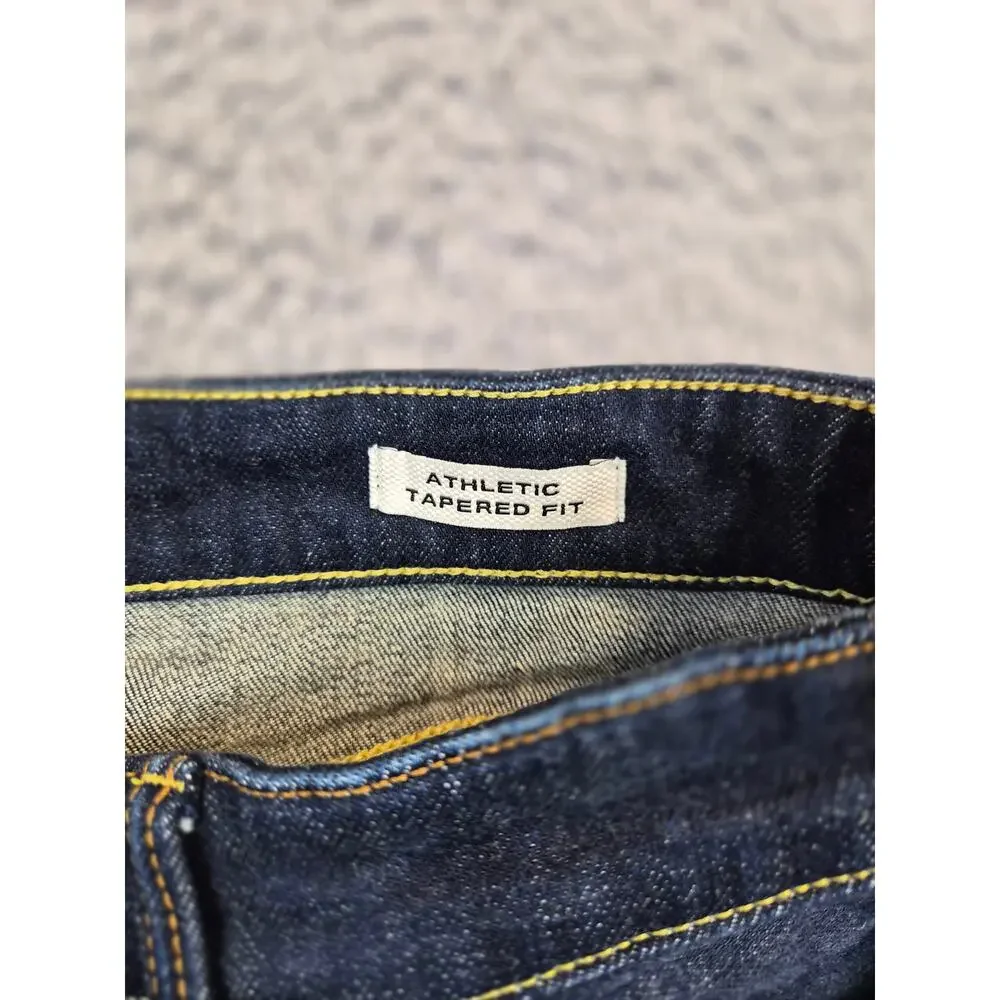 Flint and Timber Jeans Men's 30x30 Dark Wash Tapered Athletic Fit (1209)